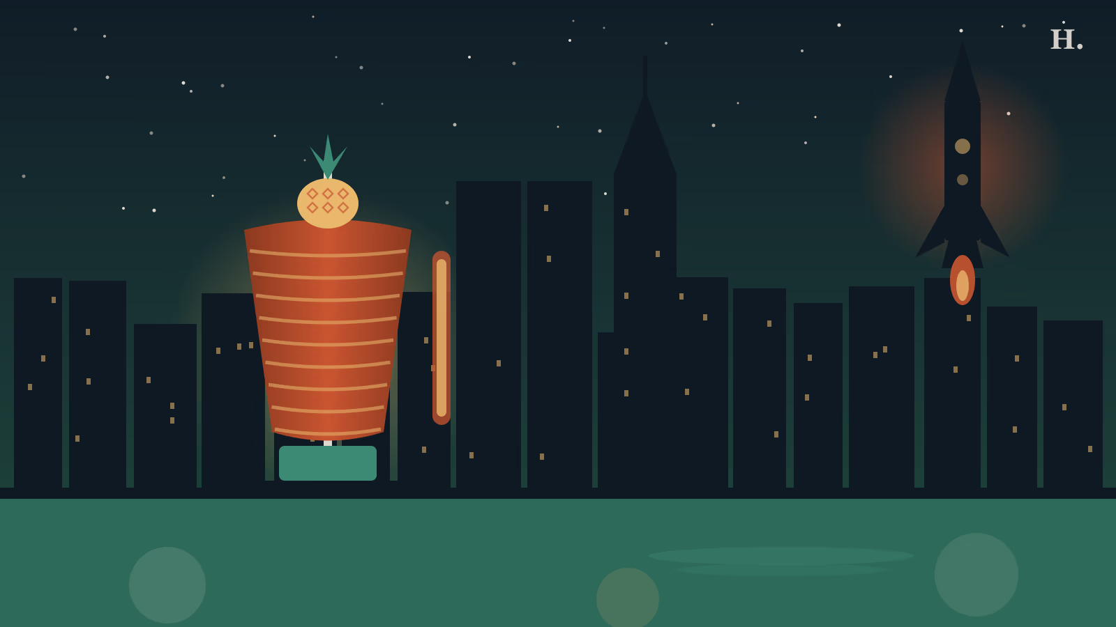 Best tacos in Clear Lake TX illustration: street tacos and a rocket silhouette against a Houston night sky
