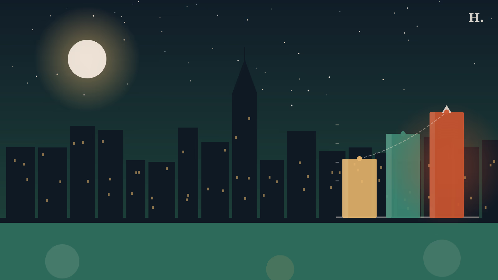 Houston population growth illustrated as rising bar chart columns against the city skyline at night