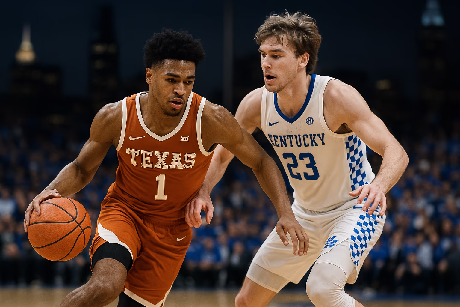 Texas Men's Basketball Battles Kentucky in Hard-Fought Road Loss