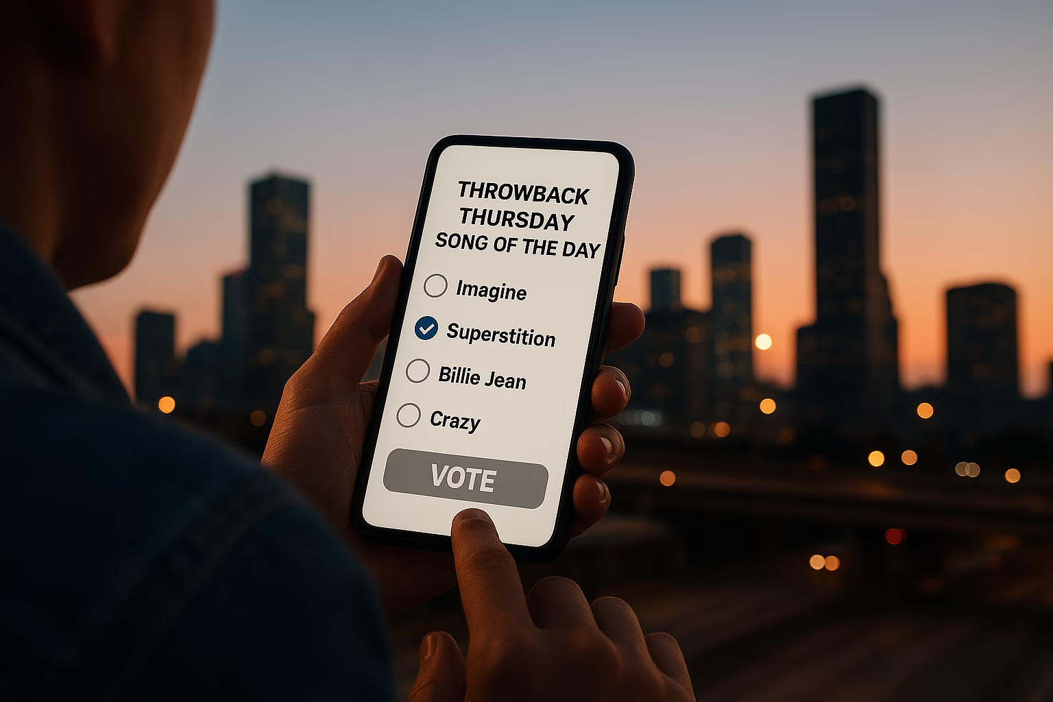 Houston Fans Invited to Vote for Throwback Thursday Song of the Day