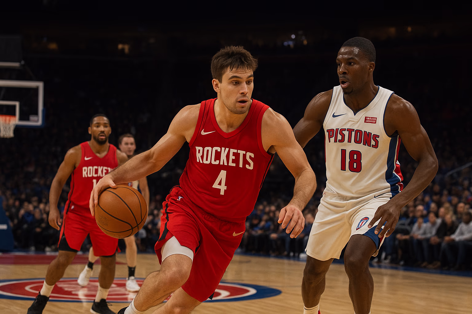 Houston Rockets Battle Detroit in High-Energy Road Matchup