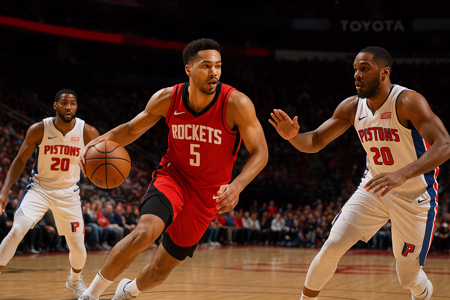 Houston Rockets Roll Past Pistons in Confident Home Victory