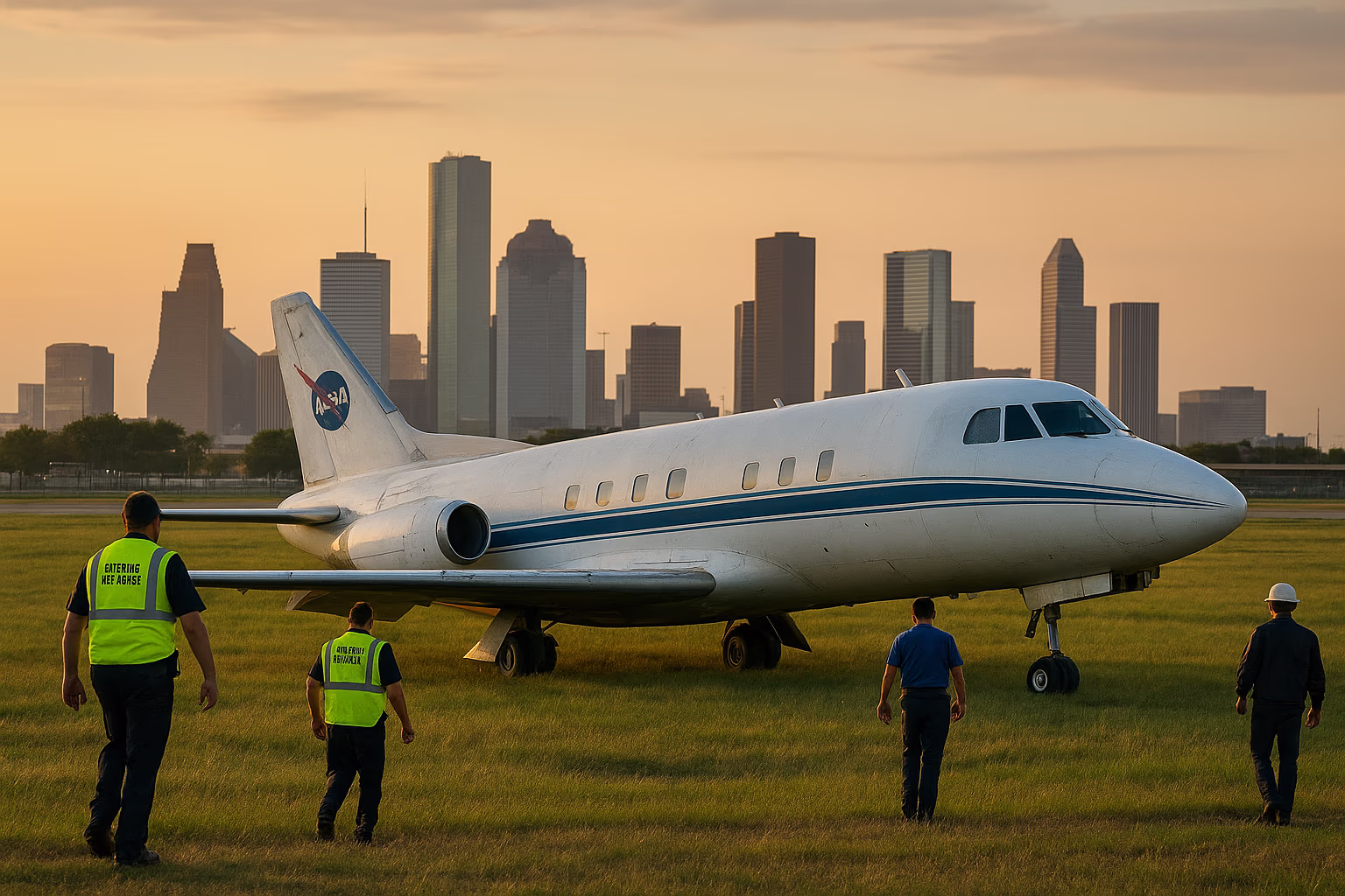 NASA Research Plane Makes Emergency Belly Landing in Texas; Crew Safe
