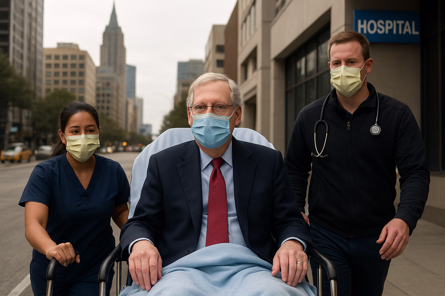 Sen. Mitch McConnell Hospitalized After Flu-Like Symptoms, Officials Say