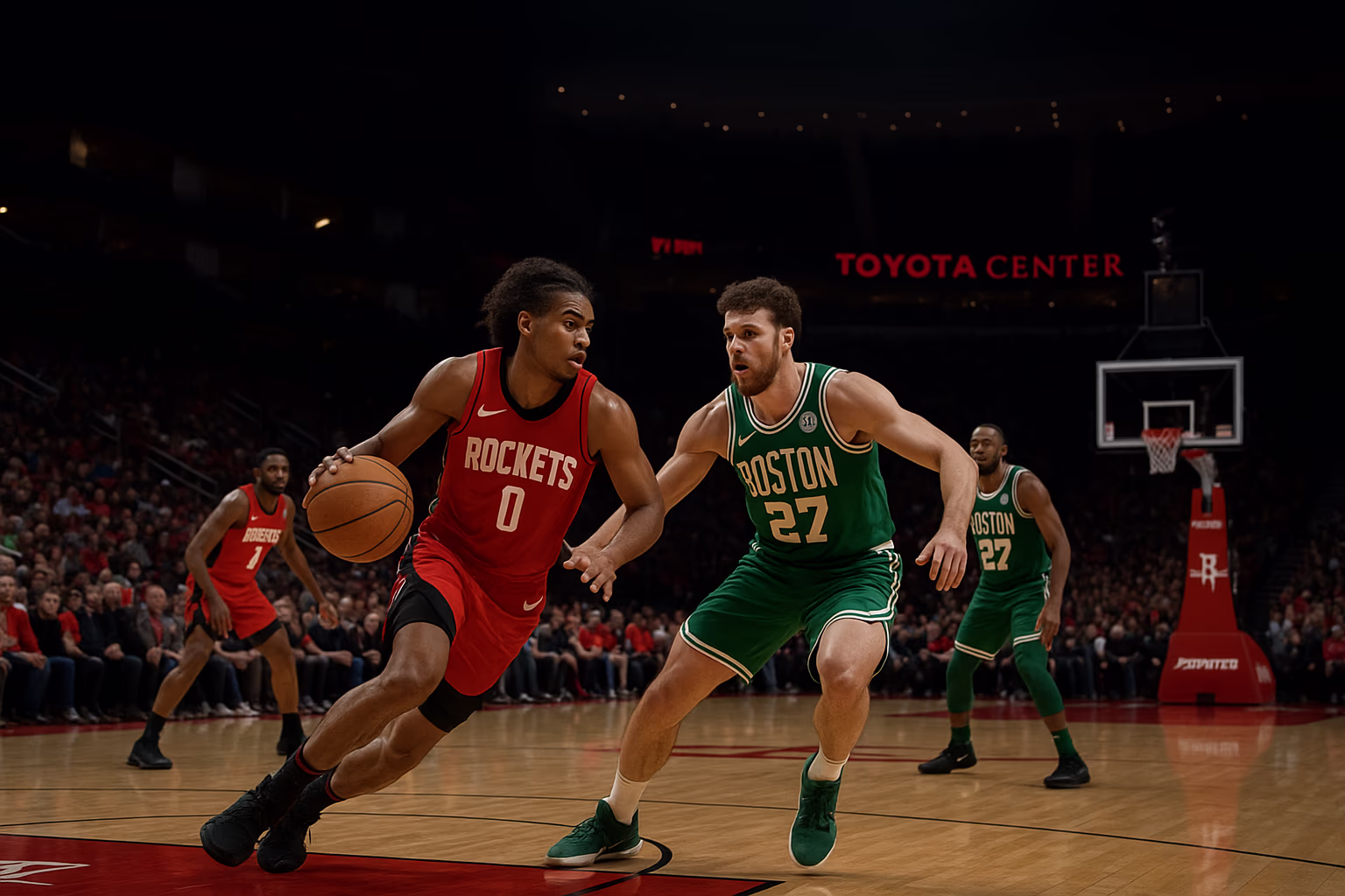 Houston Rockets Battle Hard but Fall to Celtics in Home Showdown