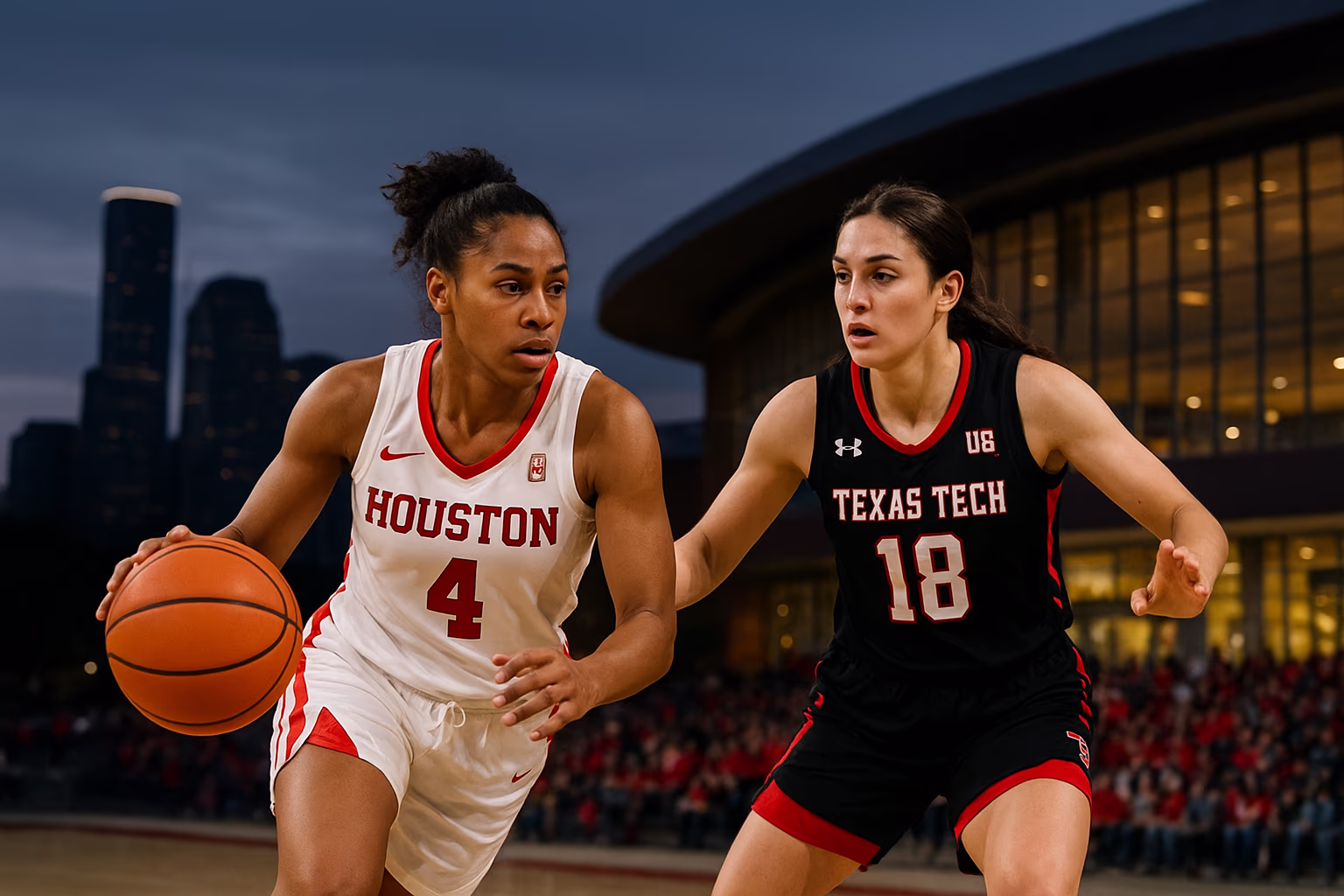 Houston Women’s Hoops Set for Showdown with No. 18 Texas Tech