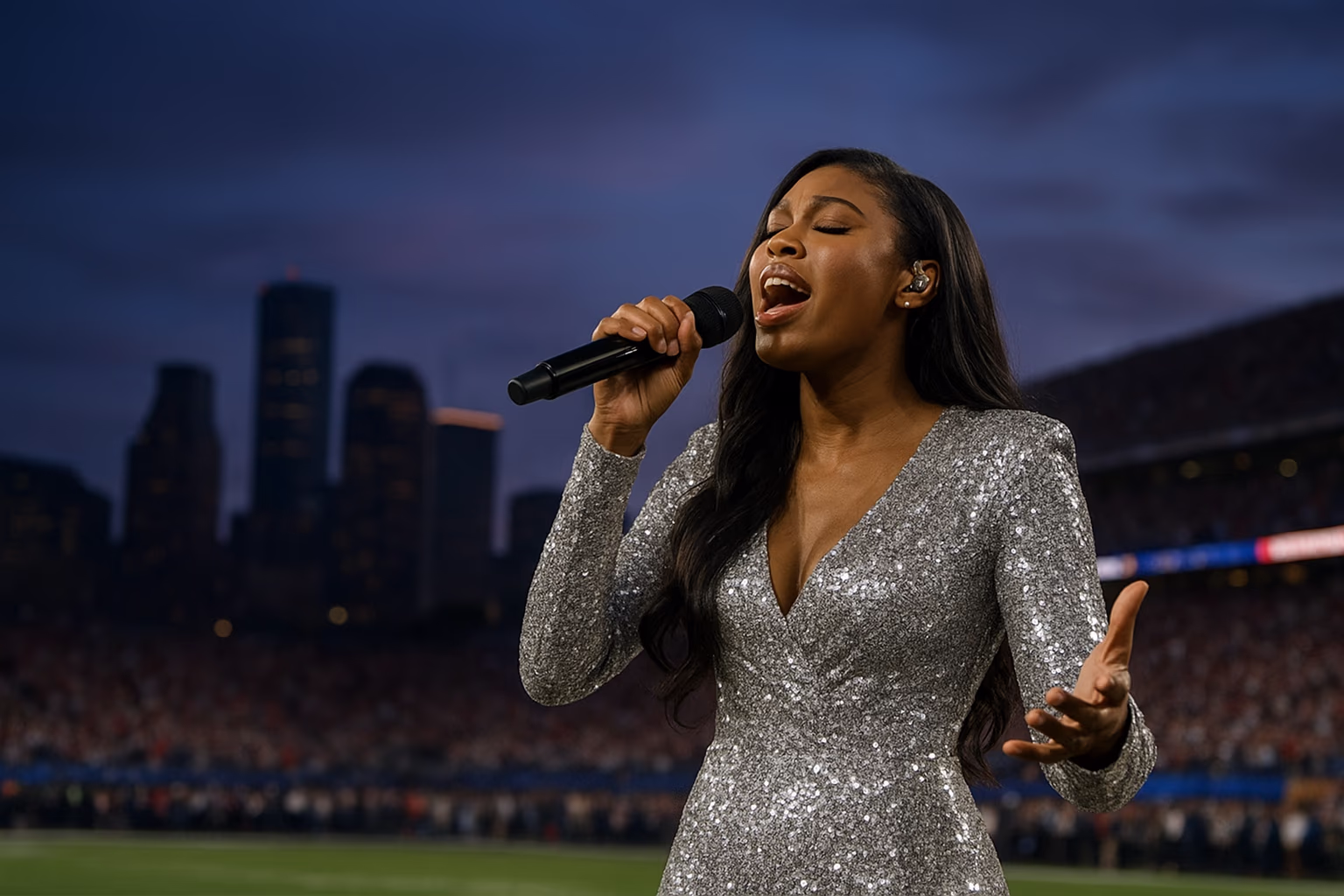 Coco Jones Wows Houston Fans with Powerful Whitney Houston Tribute at Super Bowl 2026