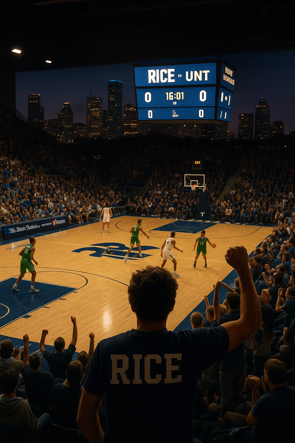 Rice Owls Open Three-Game Homestand in Houston Against UNT on National TV