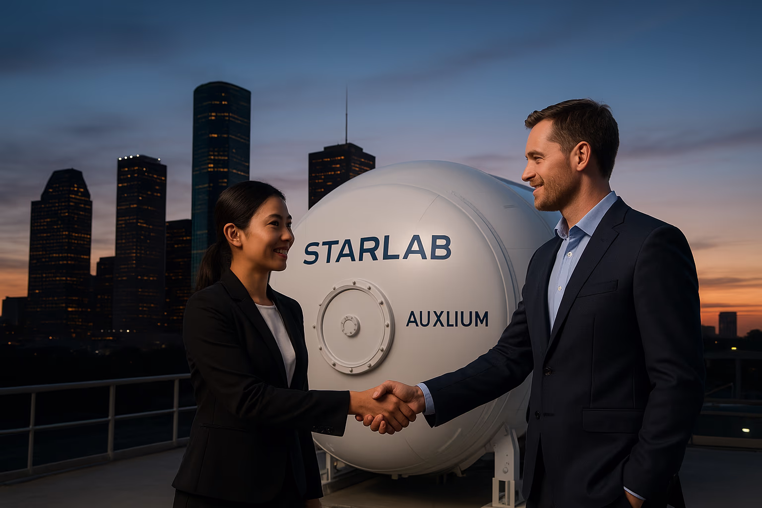 Houston’s Space Sector Boosted as Starlab and Auxilium Partner on Microgravity Research