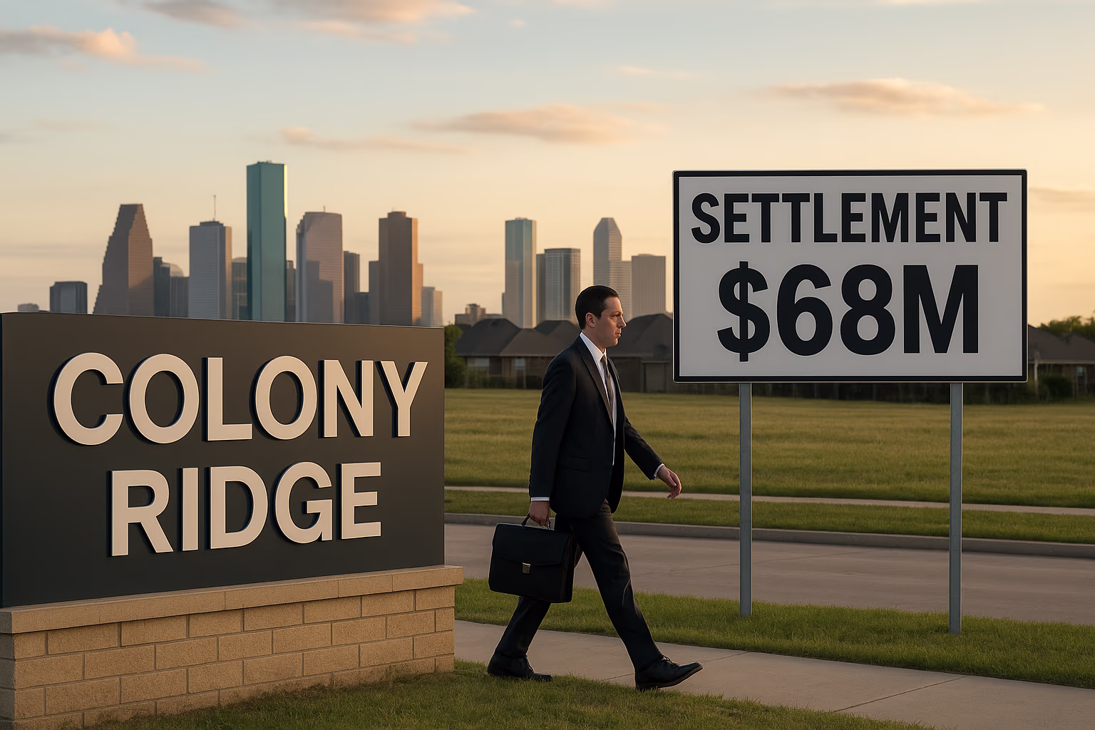 Houston-Area Developer Colony Ridge Reaches $68 Million Settlement with Texas and Federal Regulators