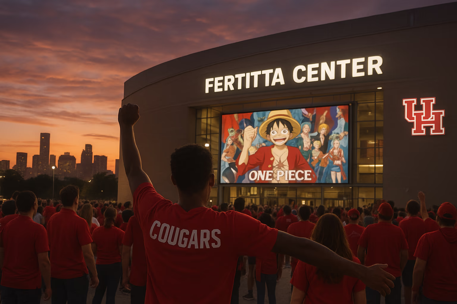 Houston Men’s Basketball Teams Up with ONE PIECE for Special Home Game Experience