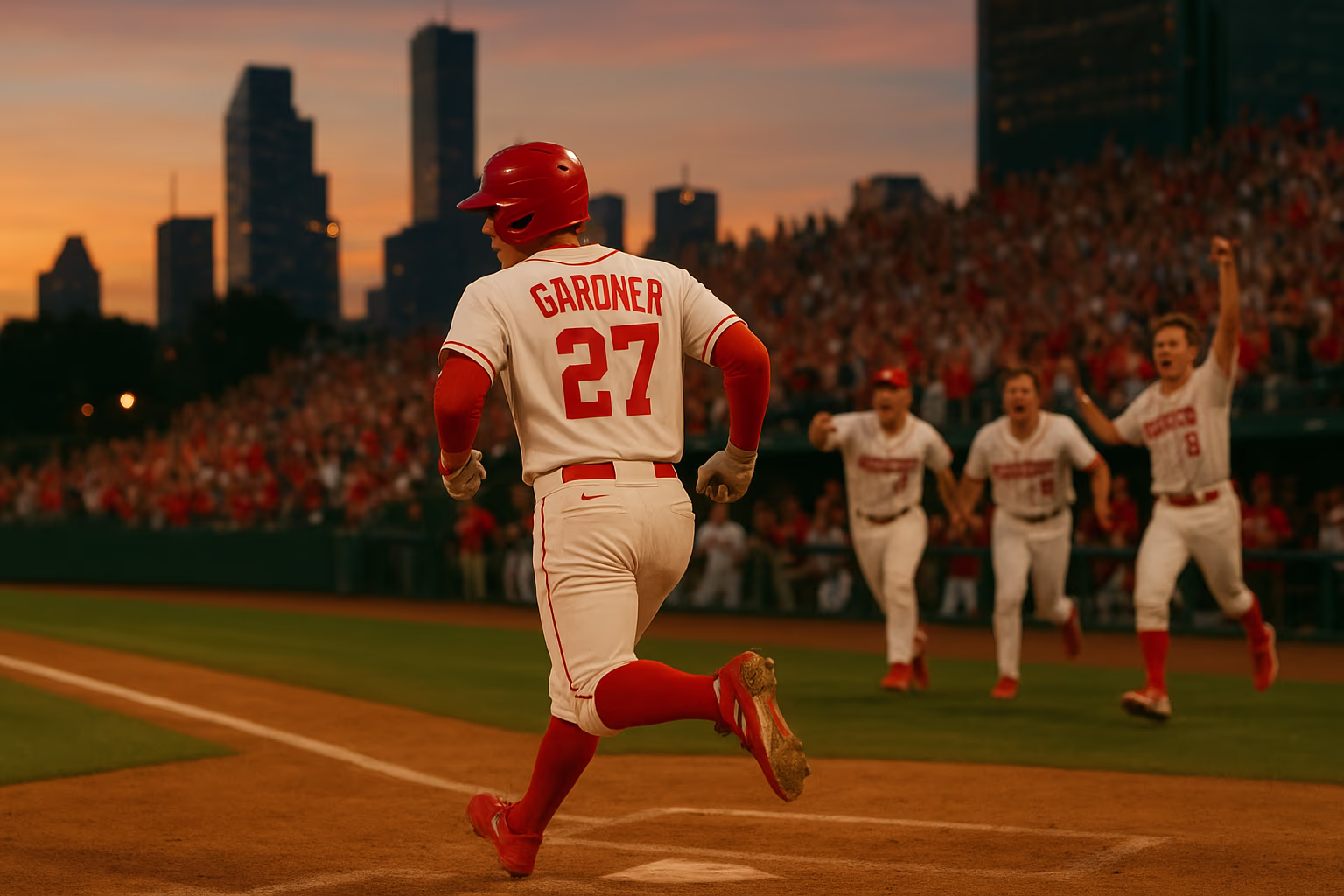 Houston’s Gardner Delivers Walk-Off Homer to Cap Thrilling Comeback vs Michigan