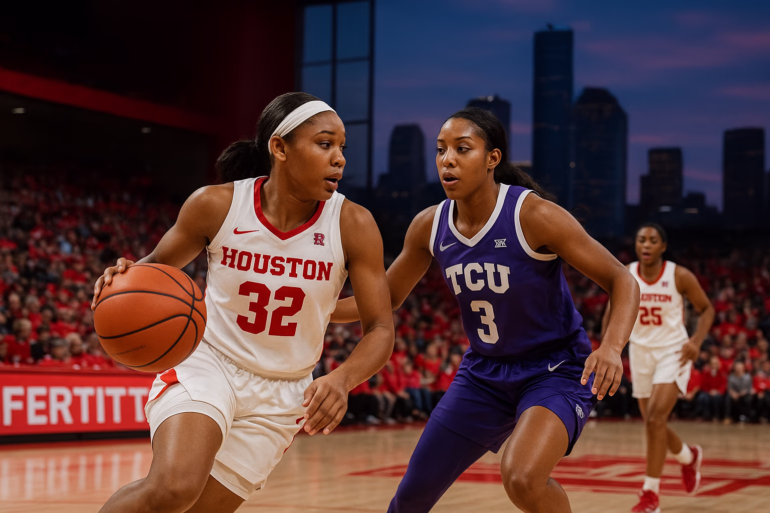 Houston Women’s Basketball Battles but Falls to No. 12 TCU