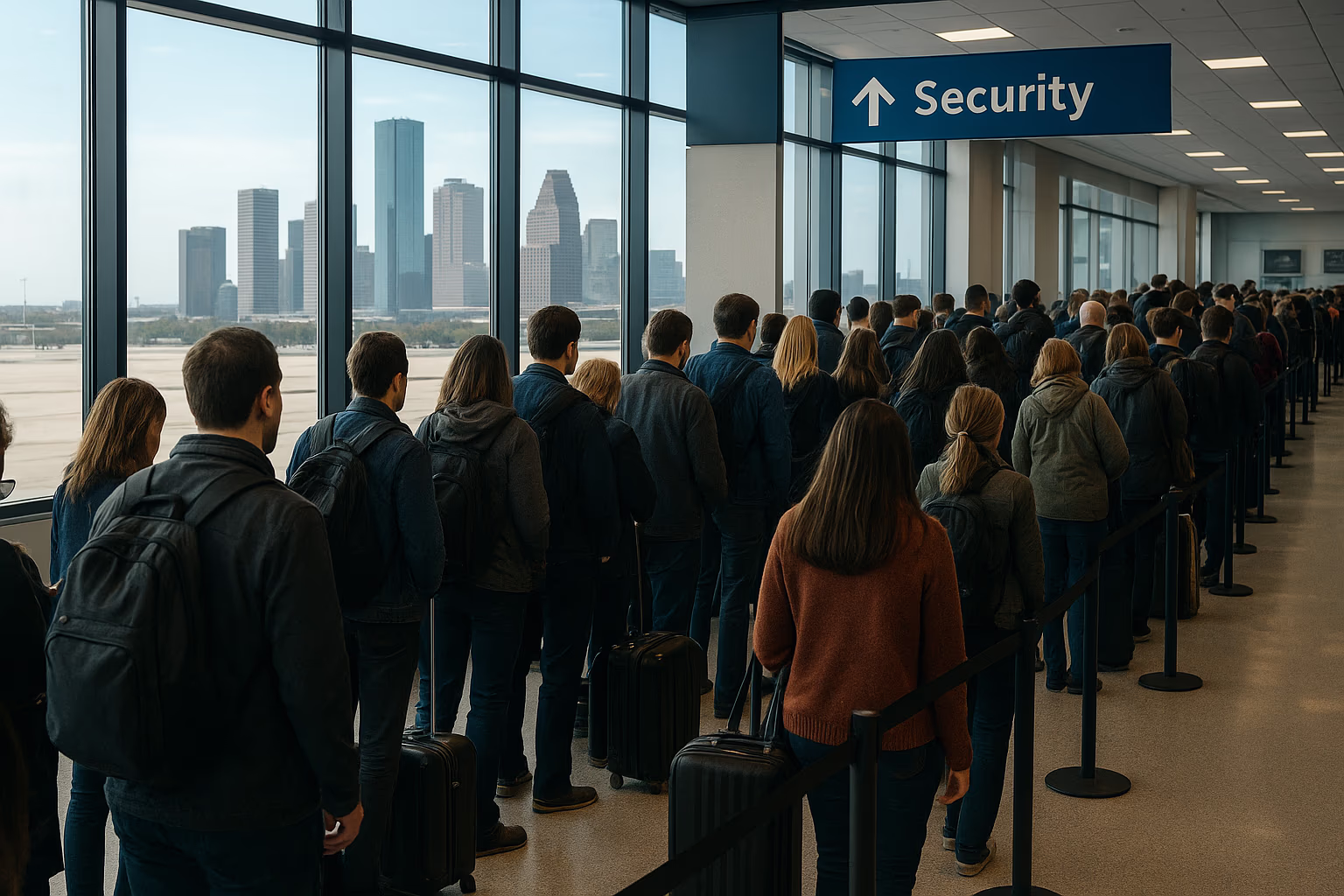 Houston Travelers Face Heavy Delays Amid National Spring Break Airport Backlogs