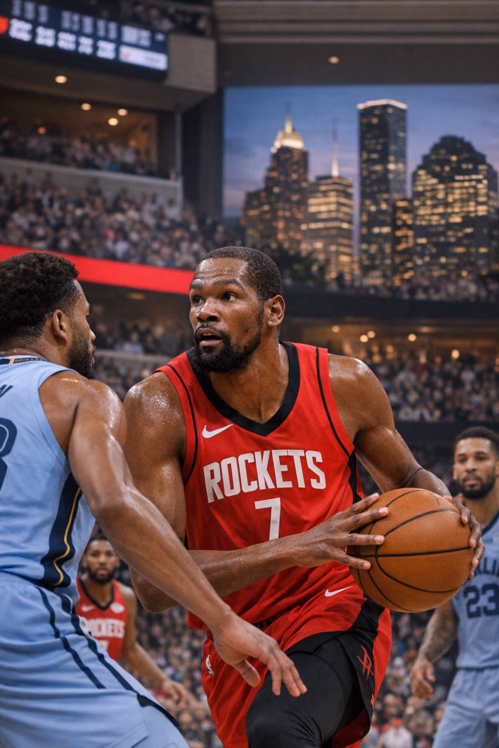Houston Rockets Roll Past Grizzlies as Kevin Durant Drops 25