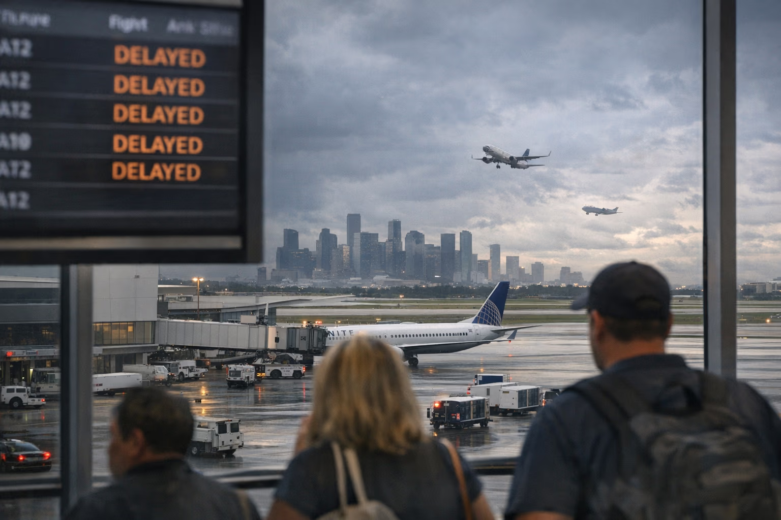 Houston Airports See Major Flight Delays as Texas Travel Disruptions Grow