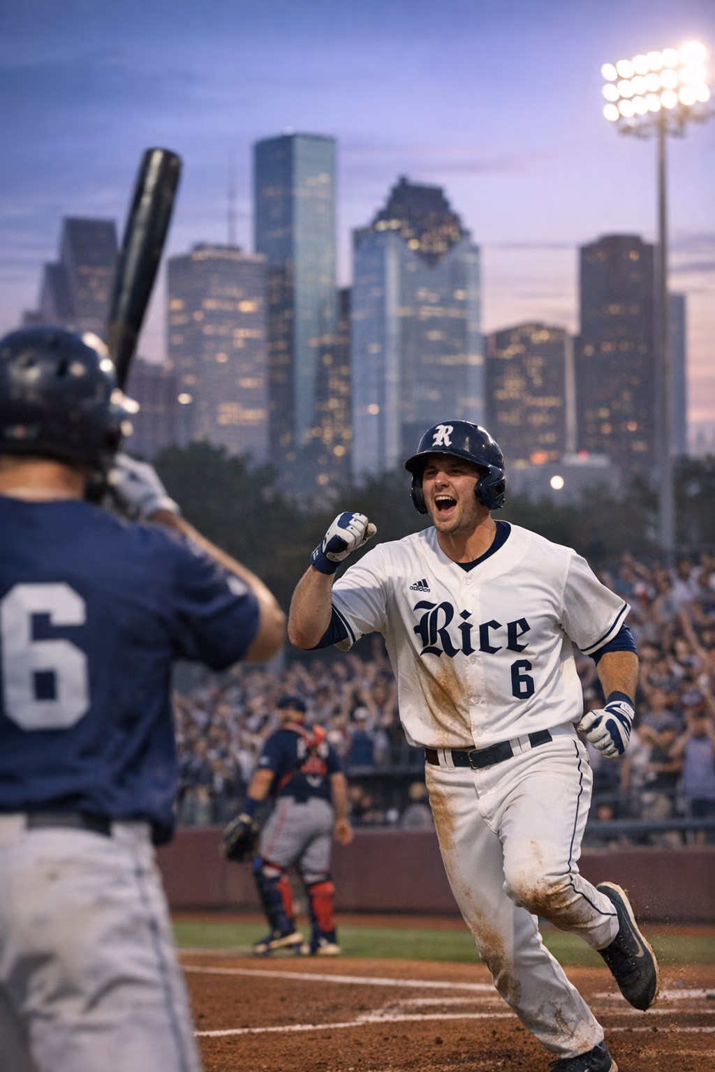 Rice Baseball Blasts Florida Atlantic in 8-1 Series-Clinching Win