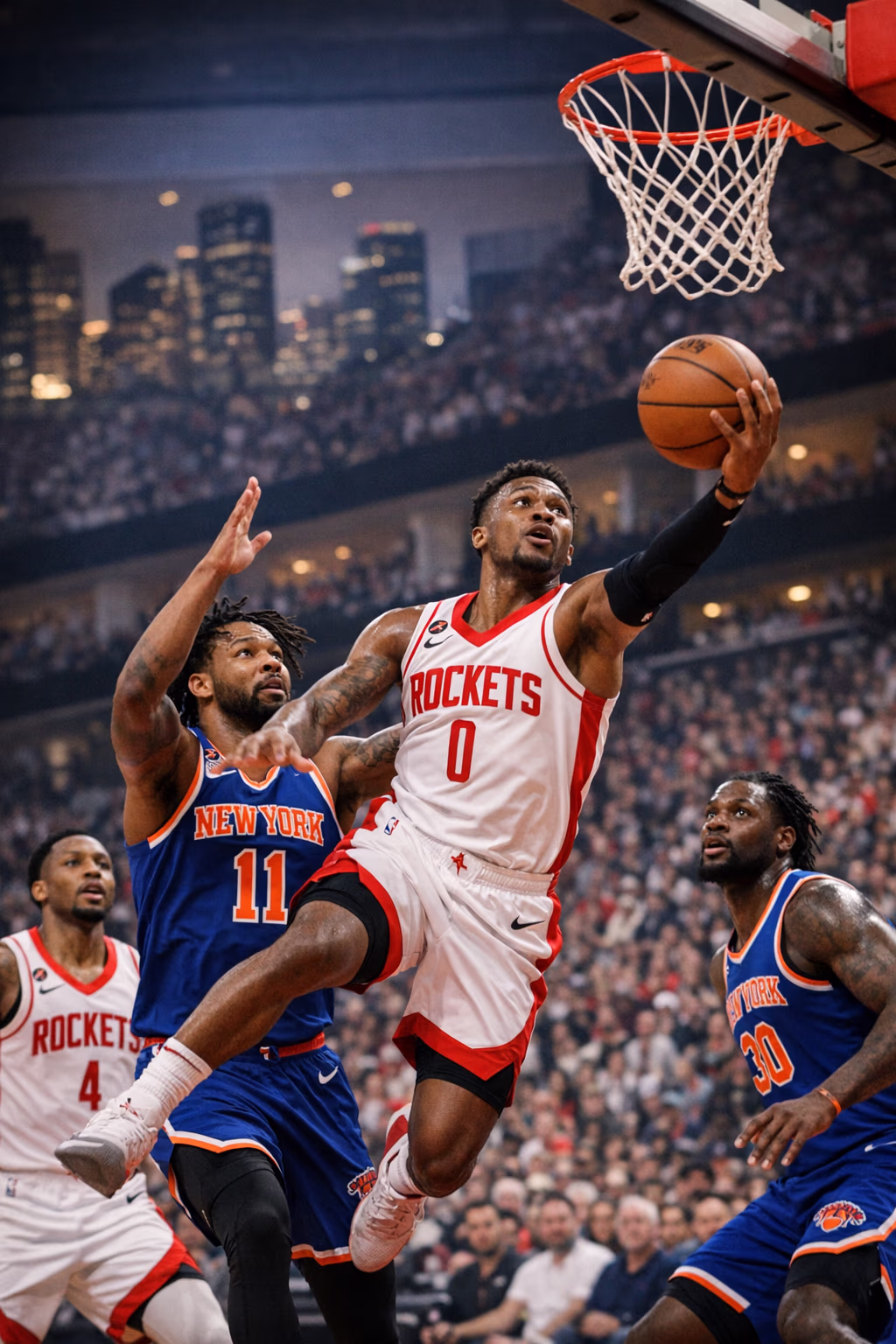 Houston Rockets race past Knicks after fast start