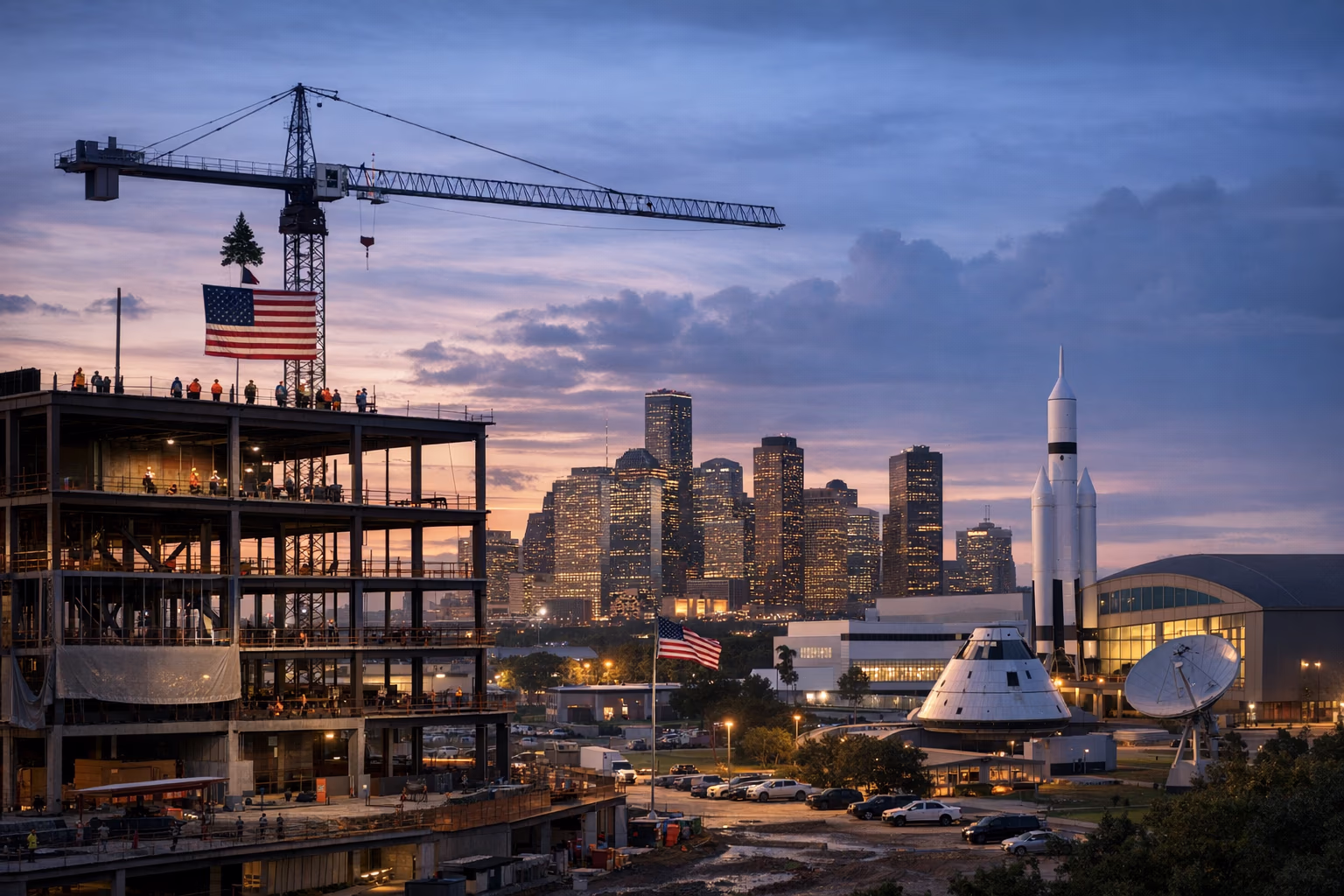 Texas A&M Space Institute Reaches Construction Milestone as NASA Details Exploration Park in Houston