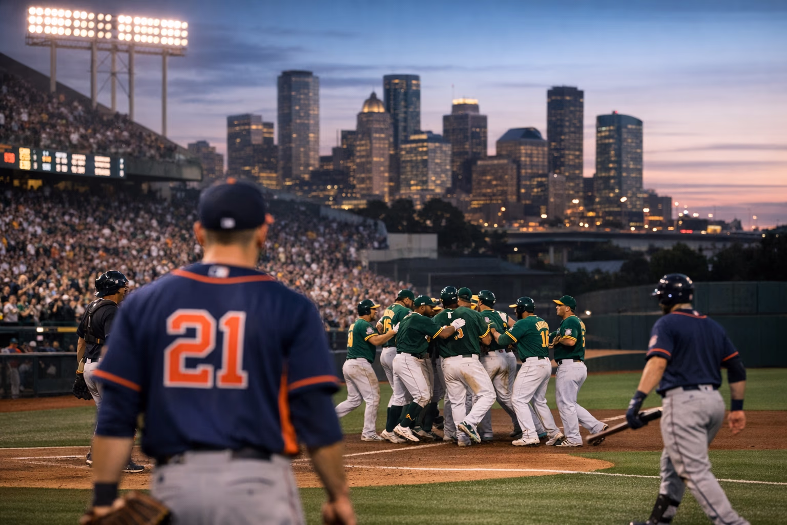 Houston Astros Drop Road Matchup Against Athletics on April 5