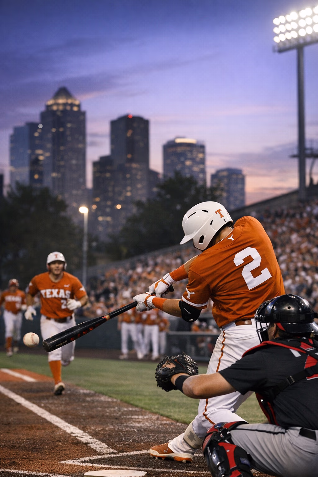 No. 2 Texas Baseball Blasts Incarnate Word 16-4 in Run-Rule Win