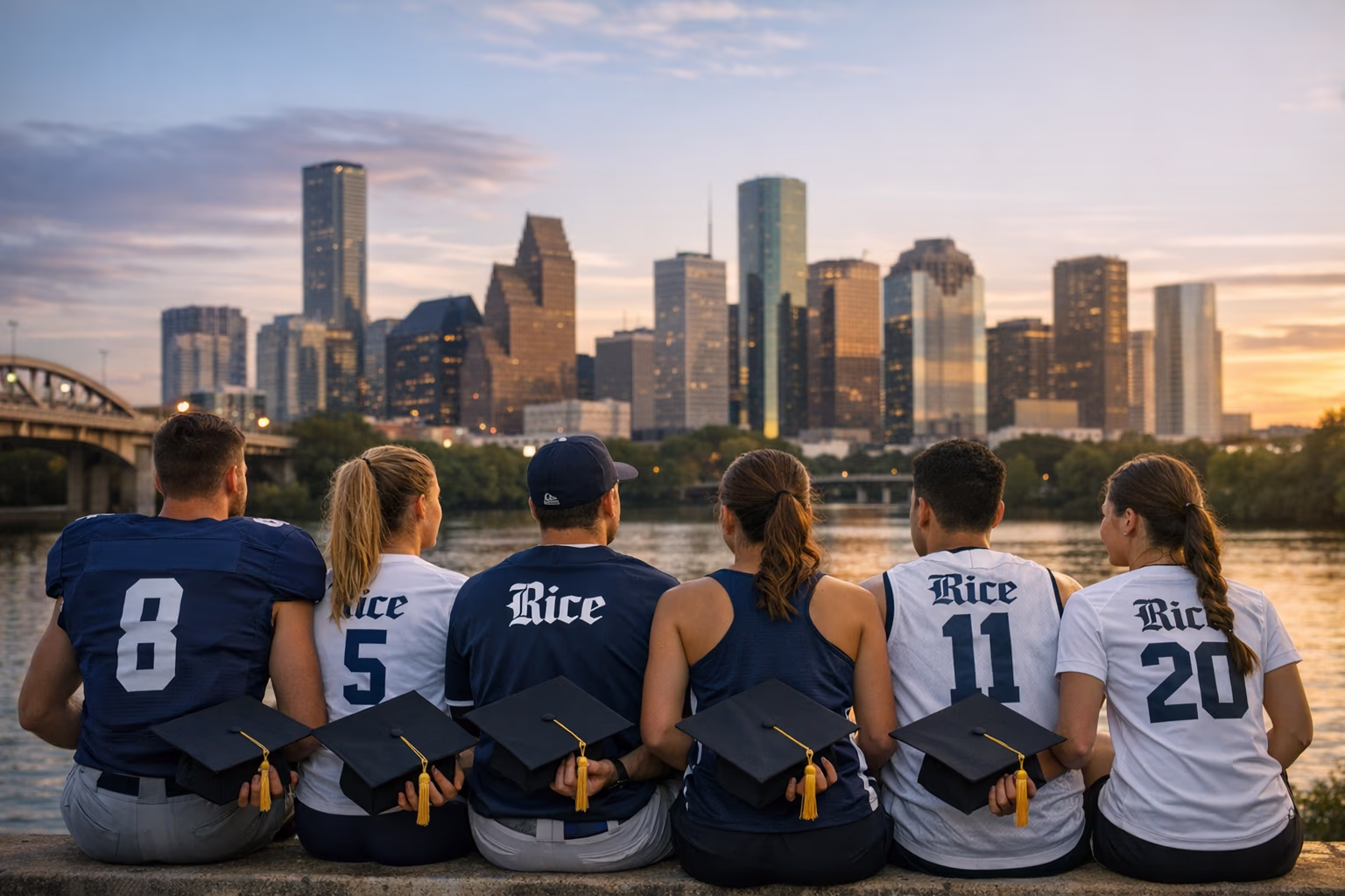 Rice Puts Six Student-Athletes on Hampshire Honor Society List in Houston