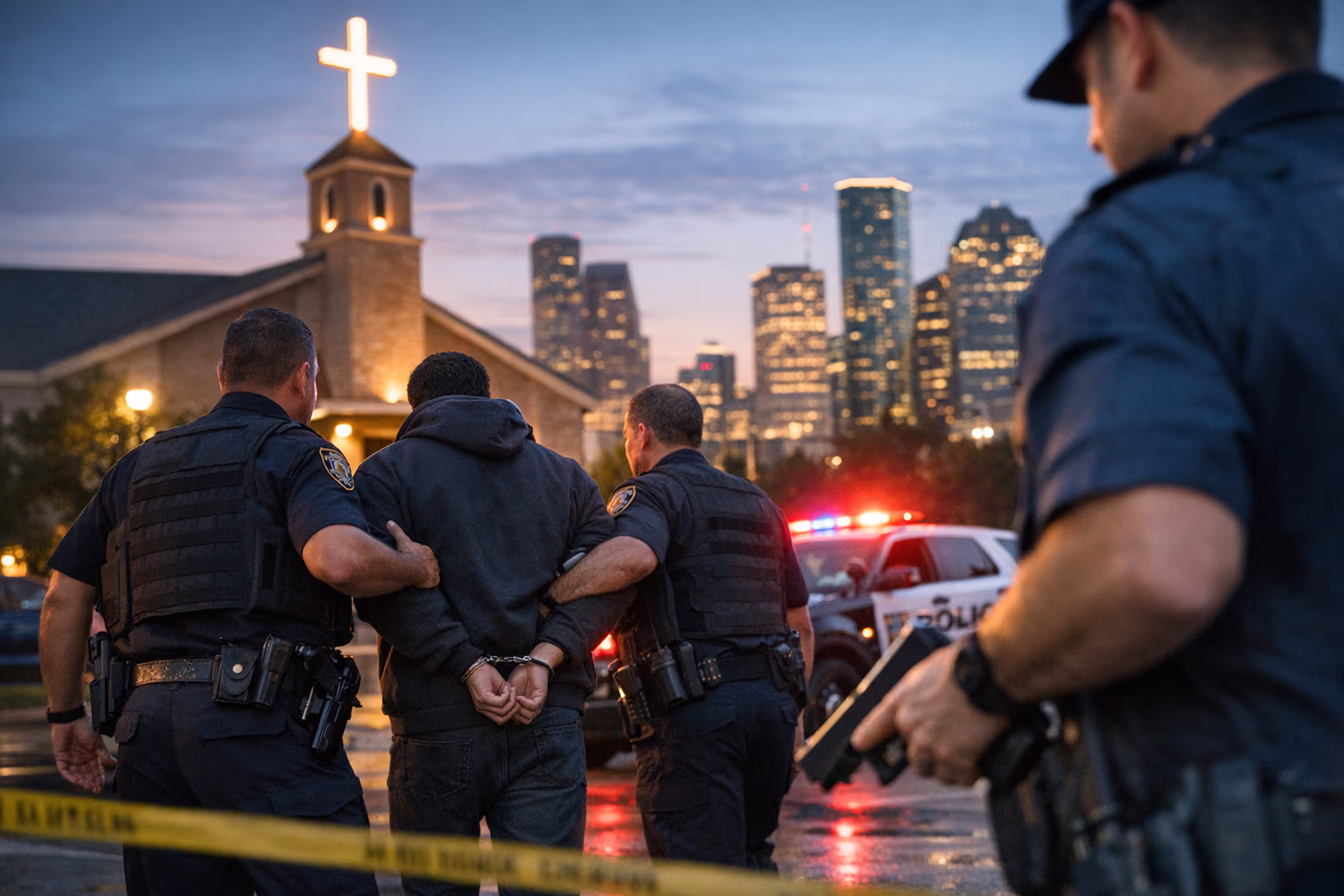 Man With Gun Arrested at Houston Church After Threat Against Pastor