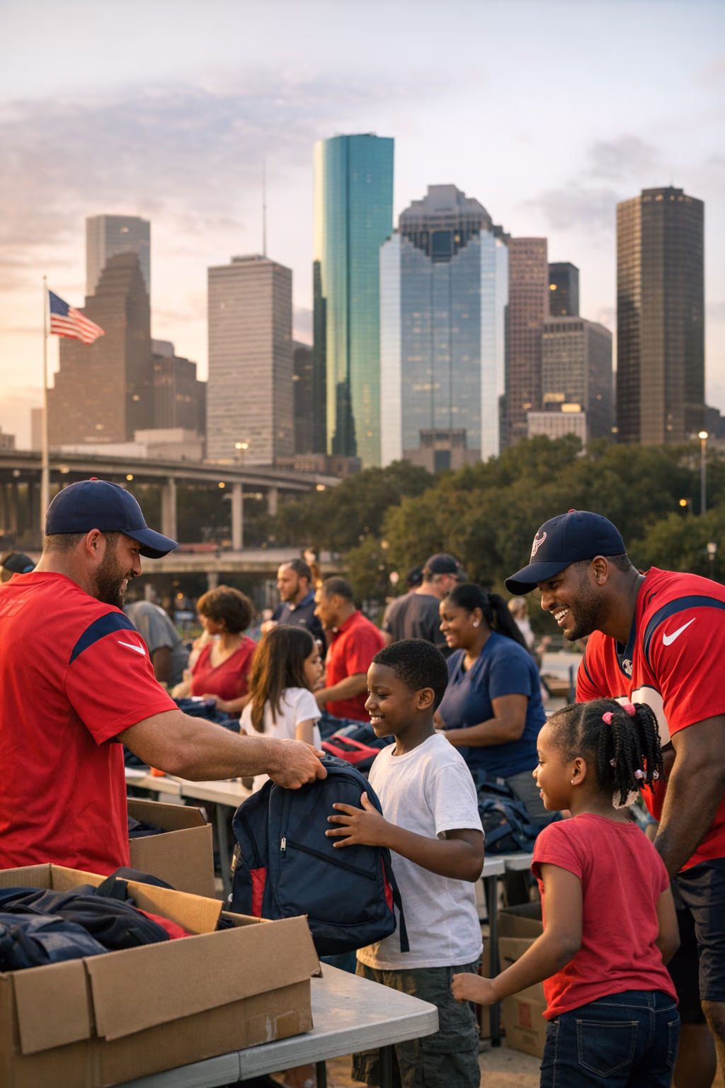 Houston Texans Community Leader Highlights Team’s Philanthropic Impact