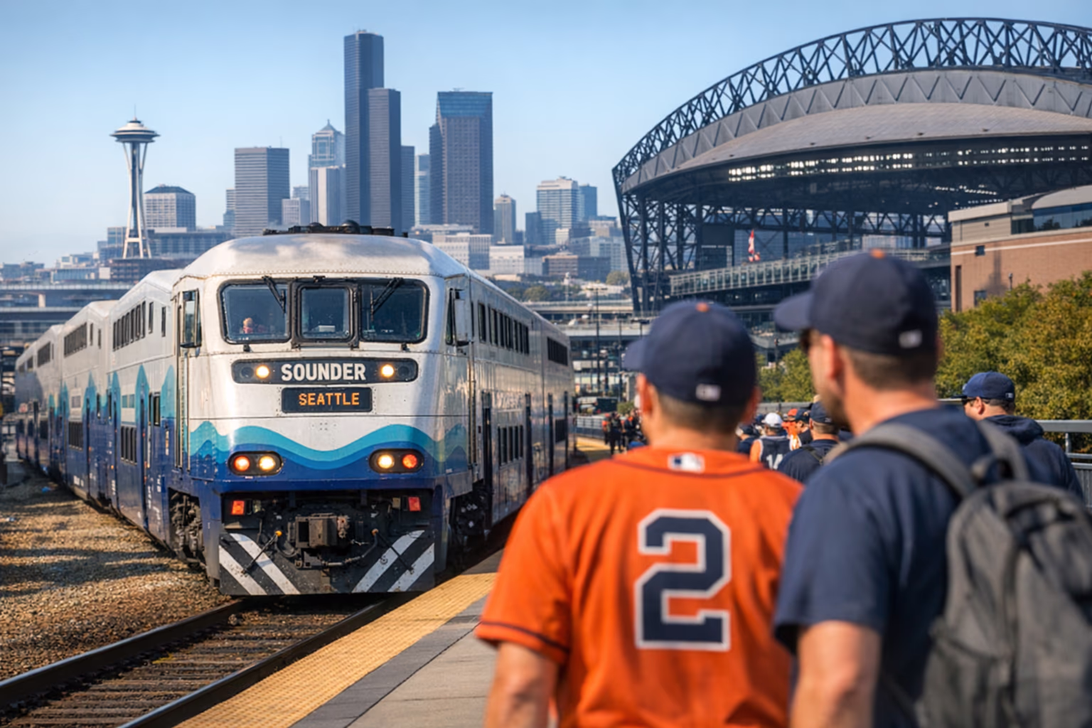 Houston Astros Fans Can Ride Sounder Train for April 12 Mariners Matchup