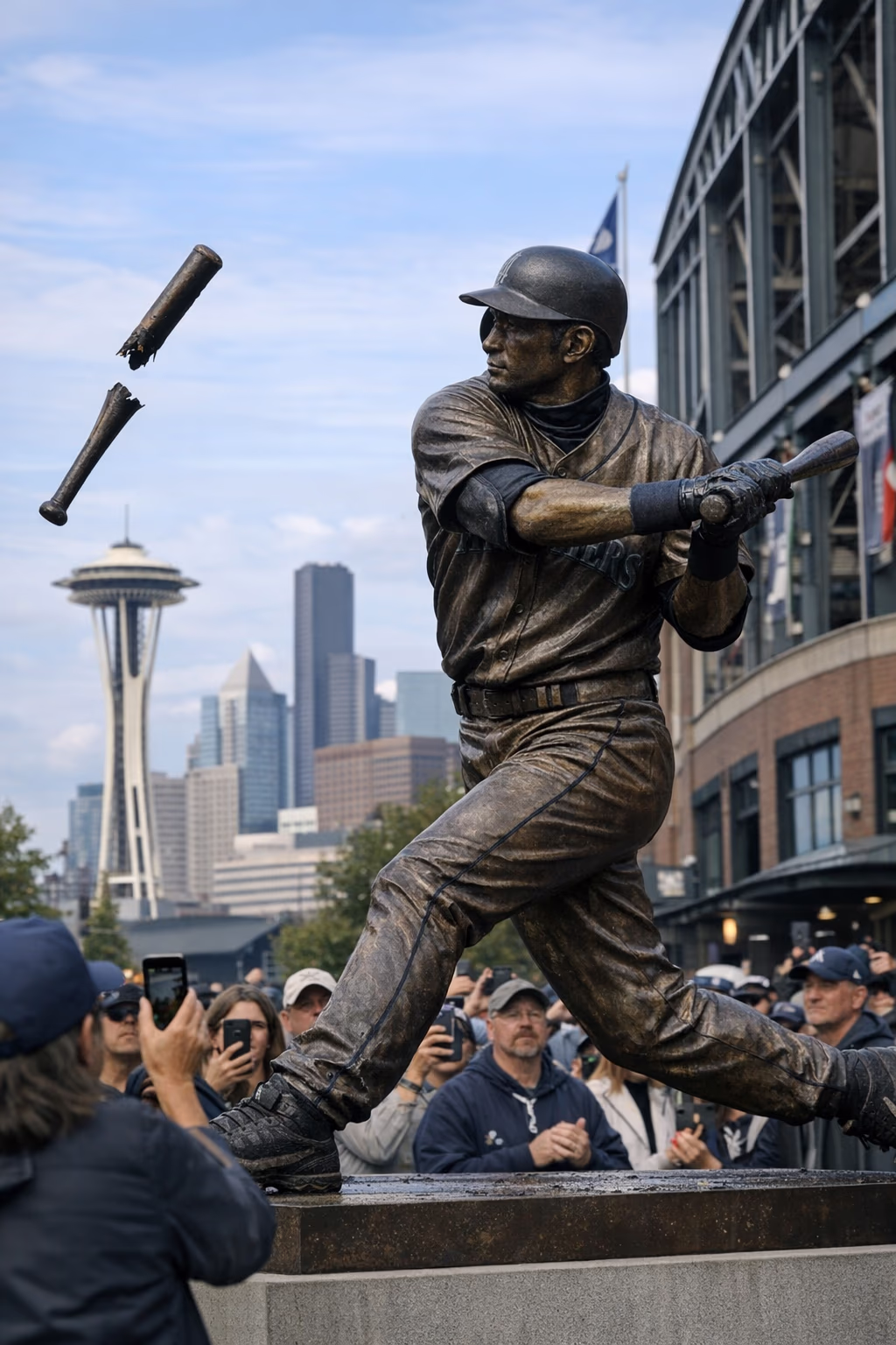 Ichiro Suzuki Statue Unveiled in Seattle After Minor Bat Mishap