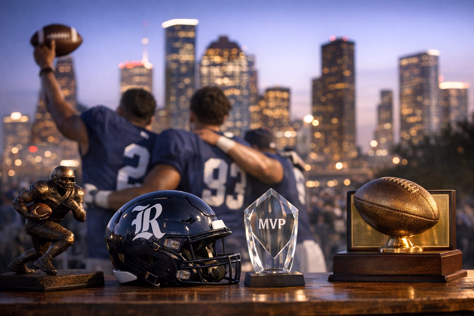 Rice Owls Celebrate Football Award Winners in Houston