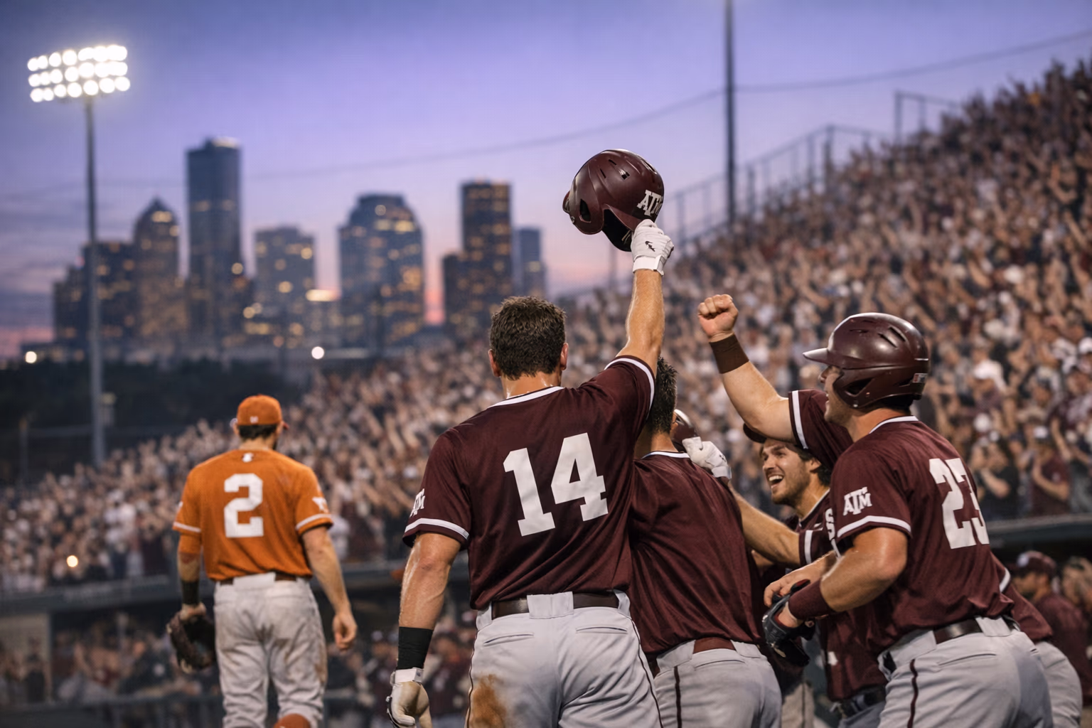 Texas A&M Jumps Out Early, Takes Series Edge Over No. 2 Texas