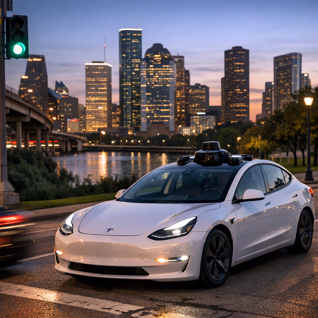 Tesla Expands Unsupervised Robotaxi Service to Houston