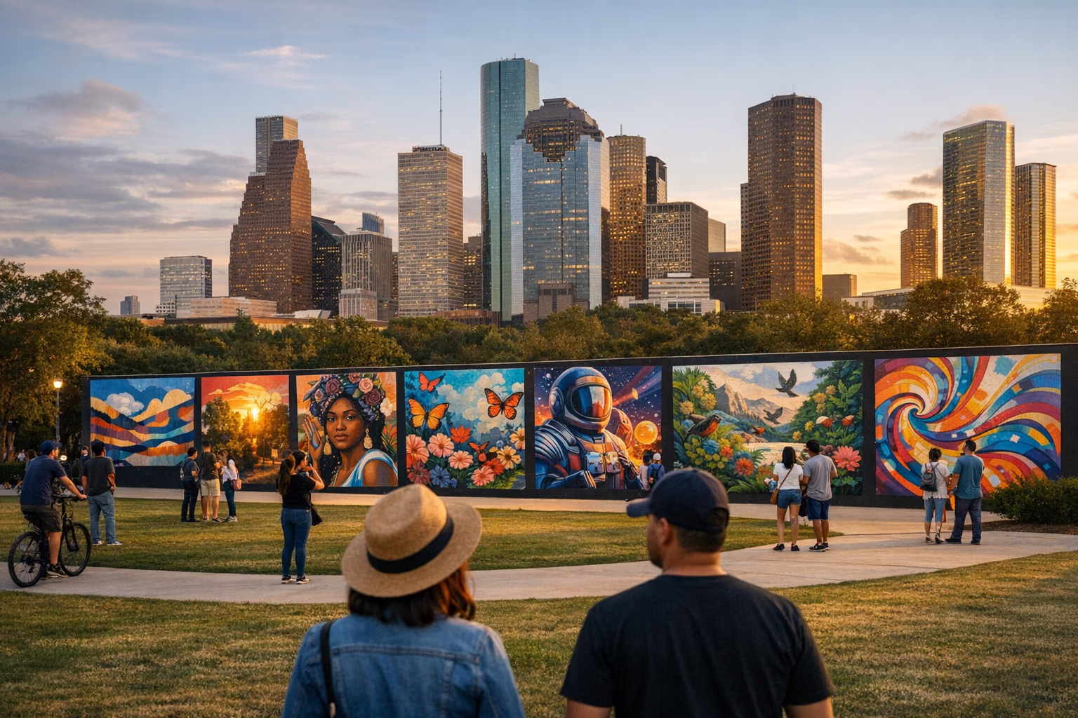 Houston Park Unveils 6 New Murals by Local Artists