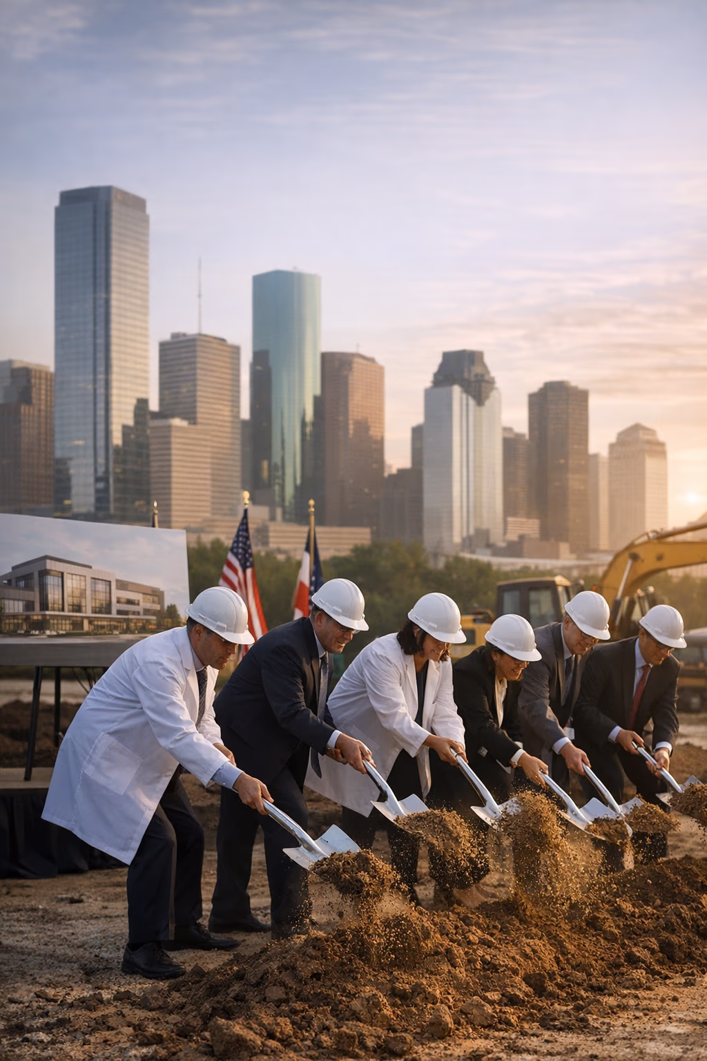 DHR Health and University of Houston Break Ground on New Medical Research and Education Center in Houston