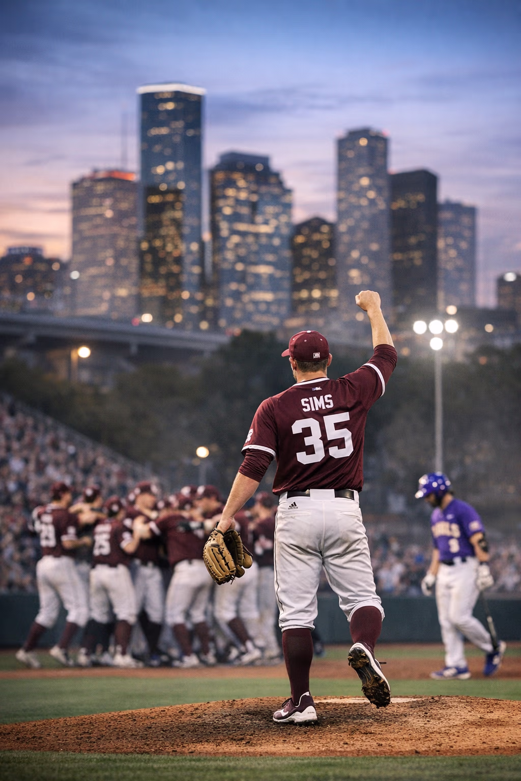 No. 10 Texas A&M Takes Series Edge Over LSU Behind Aiden Sims’ Brilliant Start