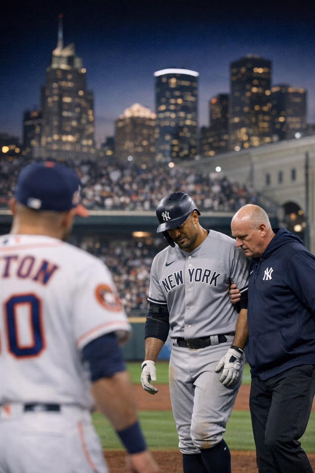 Astros Beat Yankees but Giancarlo Stanton Injury Adds Twist in Houston