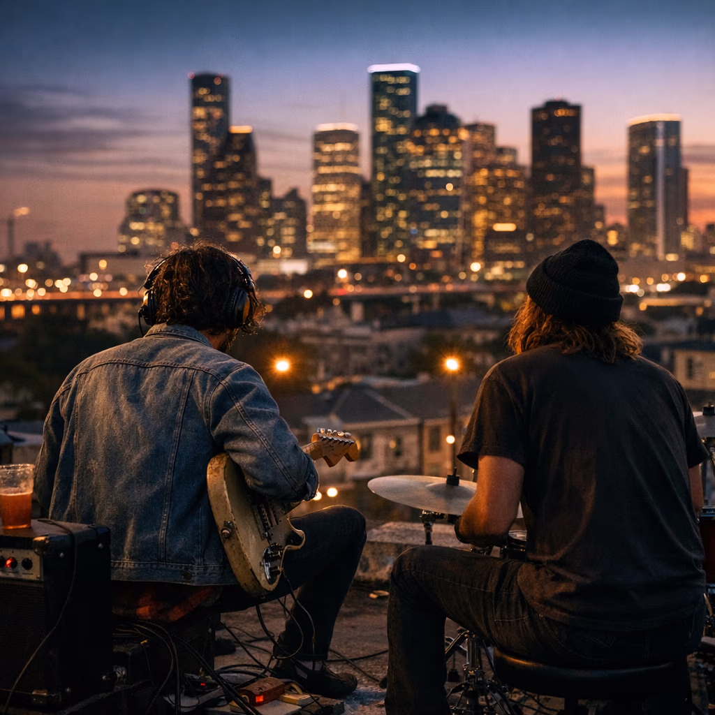 Houston Duo The Shrubs Spotlight Lo-Fi Psych Rock on “Let Us In”