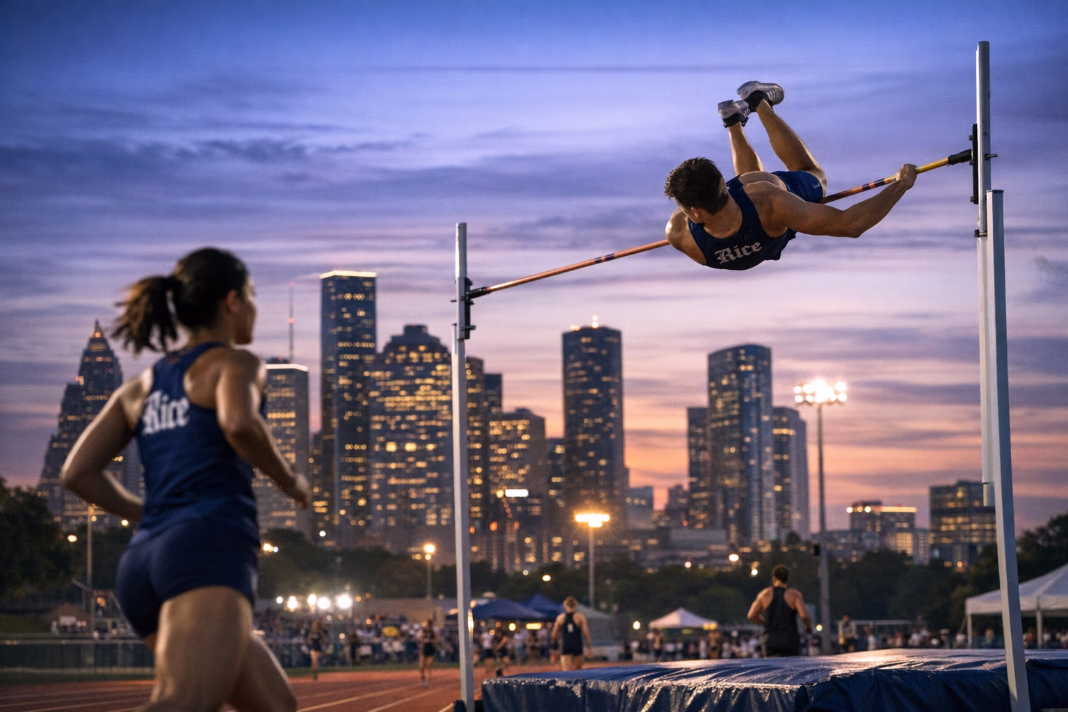 Rice Owls Make Strong Showing at Houston’s Duckett Twilight Meet