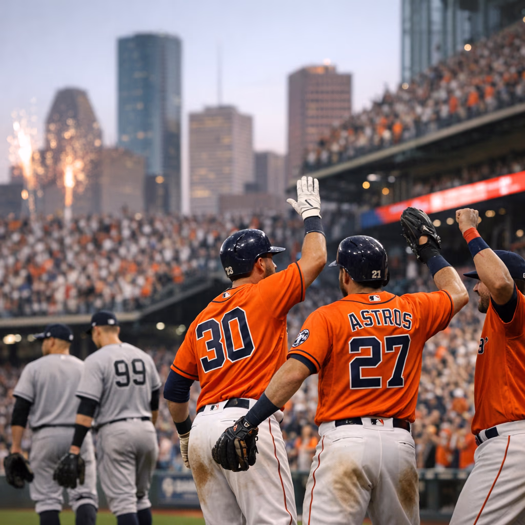 Houston Astros Snap Yankees’ 8-Game Run With Strong Finish in Series Finale
