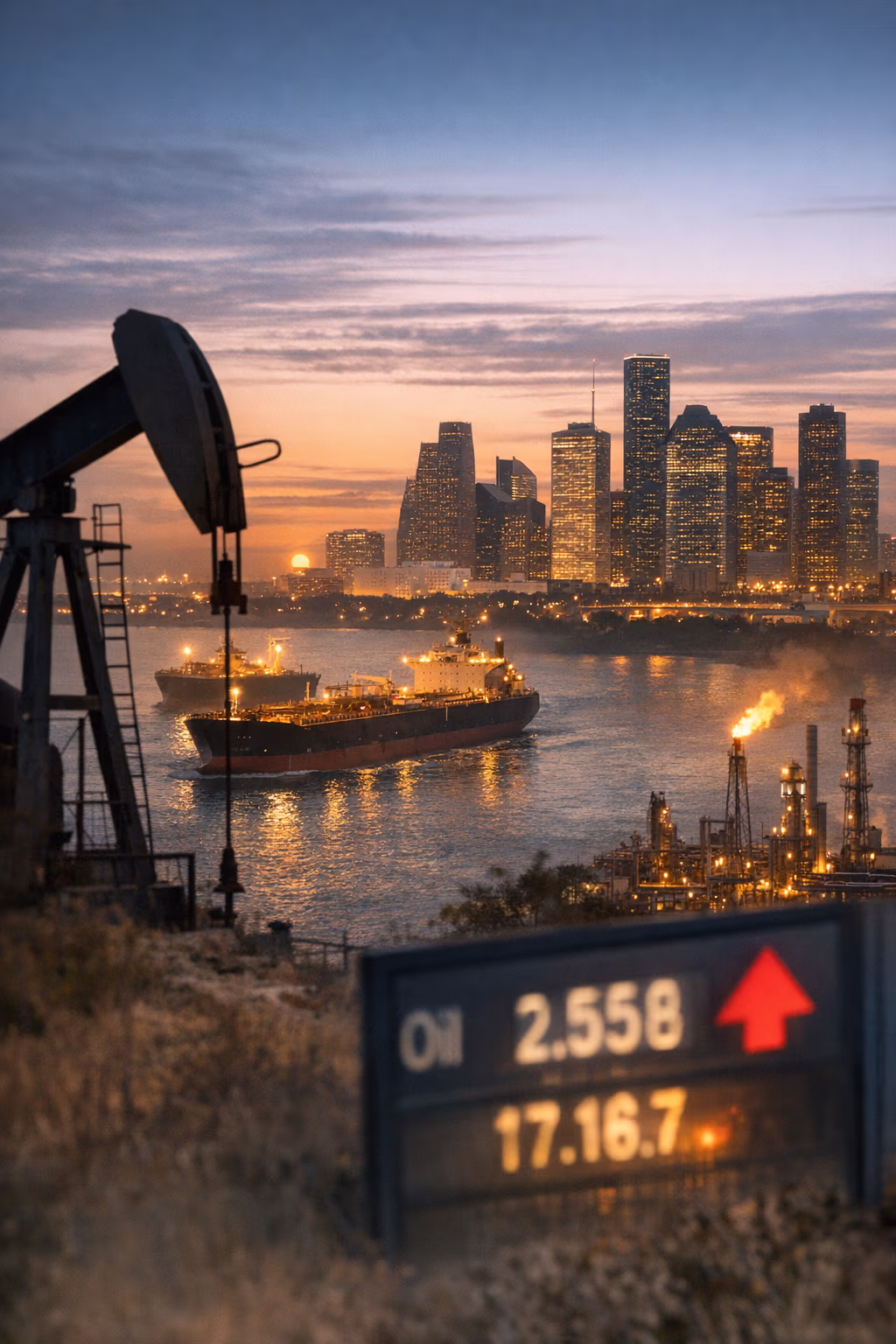 Oil Prices Rise as Iran Conflict and Hormuz Disruptions Draw Houston Focus