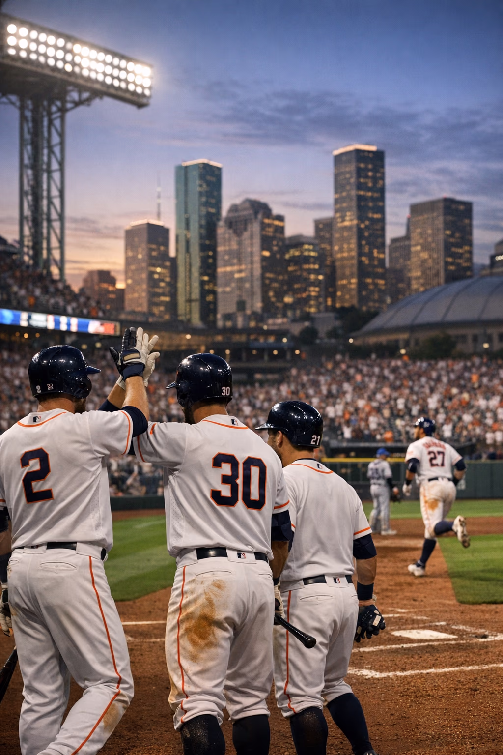 Houston Astros Jump Ahead Early With Five-Run First In Statement Win