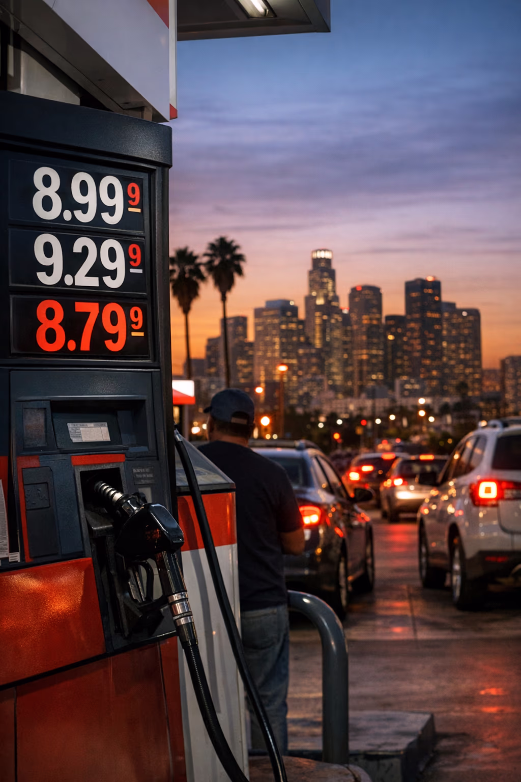 California Gas Prices Near $9 a Gallon Draw National Attention and Consumer Backlash