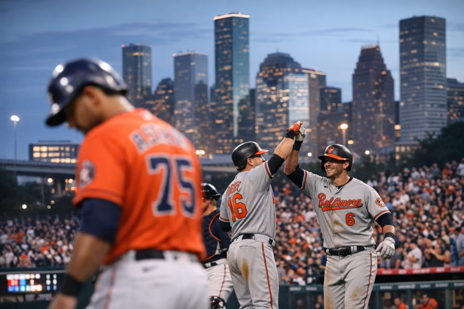 Houston Astros Crushed by Orioles 10-3 as Baltimore Bats Take Over