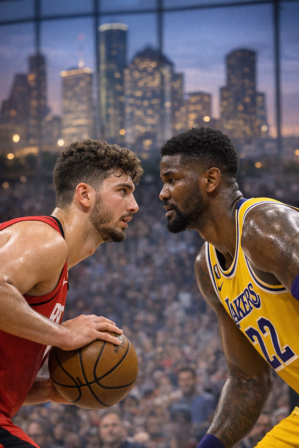 Houston Rockets Test Lakers New Center Deandre Ayton With Alperen Sengun Challenge