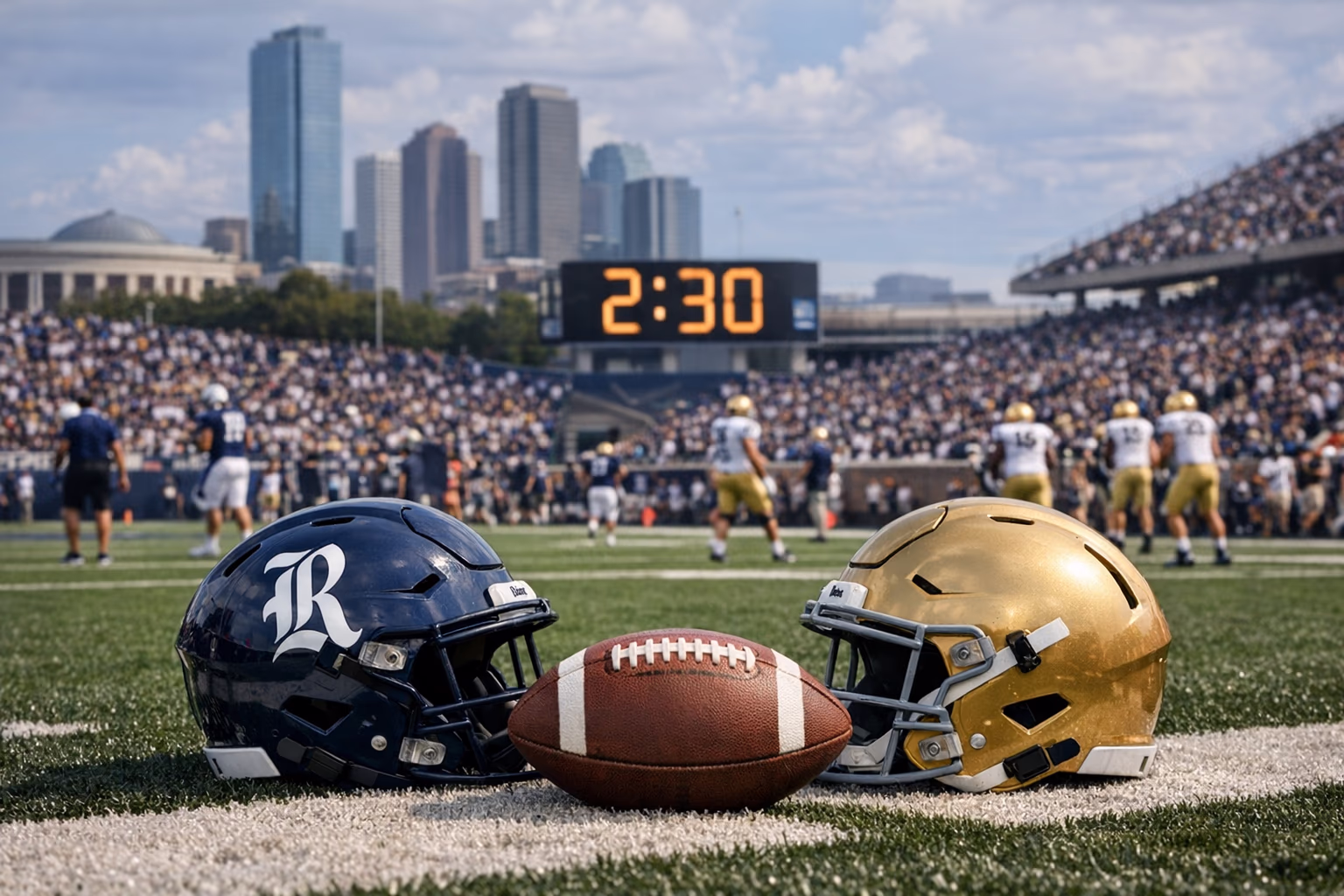 Rice Football Set for 2:30 p.m. Kickoff Against Notre Dame