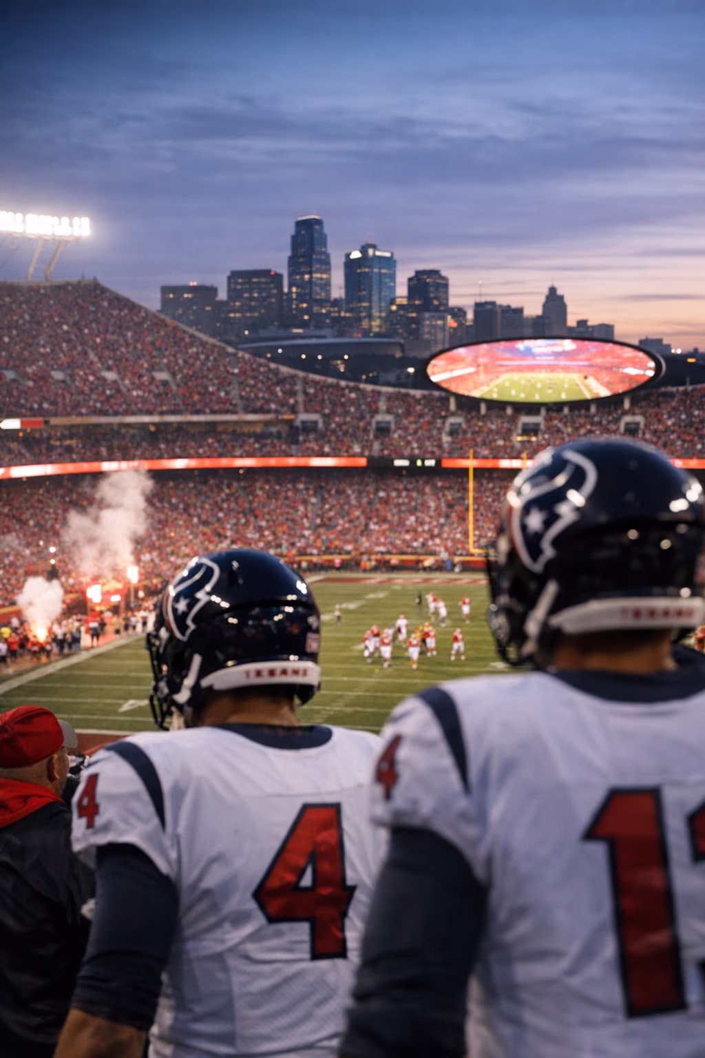 Houston Texans head to Kansas City with spotlight on NFL playoff coverage