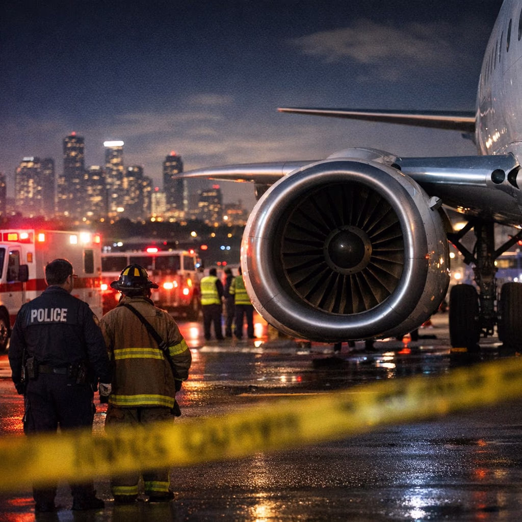 Houston Traveler Pulled Into Jet Engine in Fatal Airport Incident