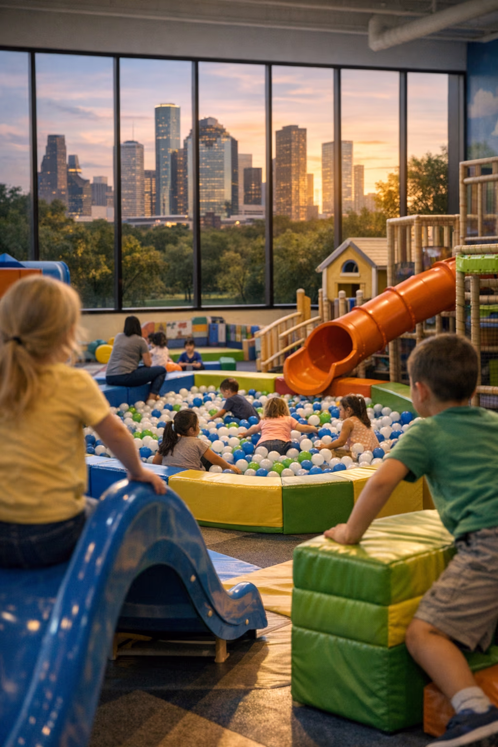 Happyville Playground Opens Near Houston in The Woodlands Area