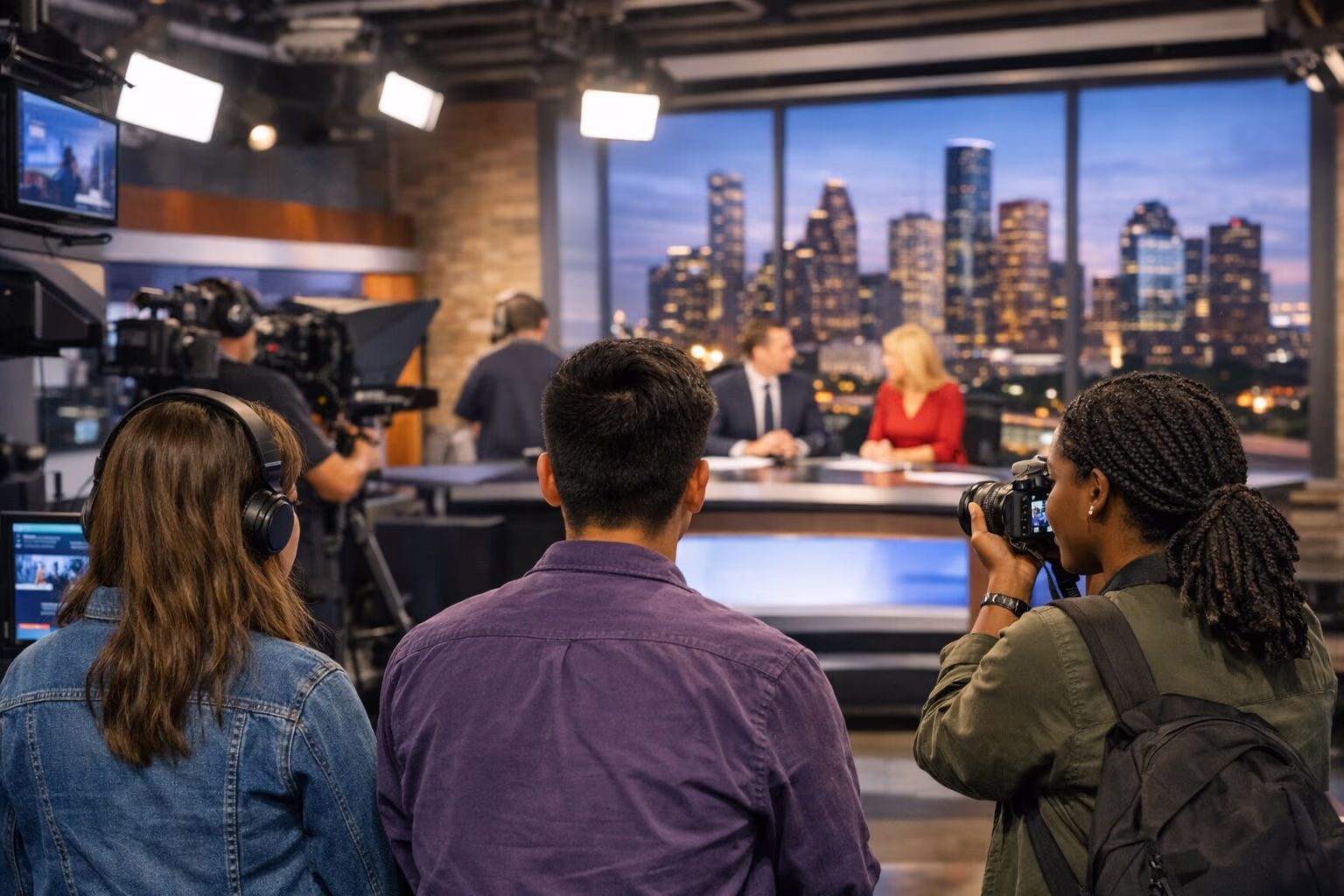 SFA Broadcast Journalism Students Build Industry Connections With Major Media Professionals